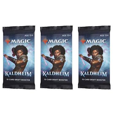 Imagem de 3 Packs Magic: The Gathering Draft Booster Pack Lot MTG Kaldheim