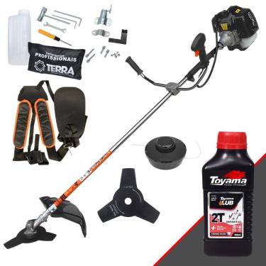 Imagem de Aparador de Grama á Gasolina GRH-430 43cc 1,7Hp 2T Roçadeira Profissional Completa Com...