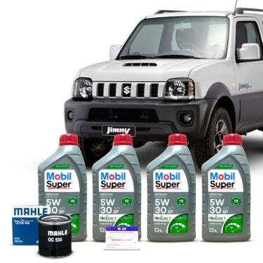 Imagem de Kit Troca de Oleo 5w30 e Filtro Suzuki Jimny 1.3 16V 1998 A 2022