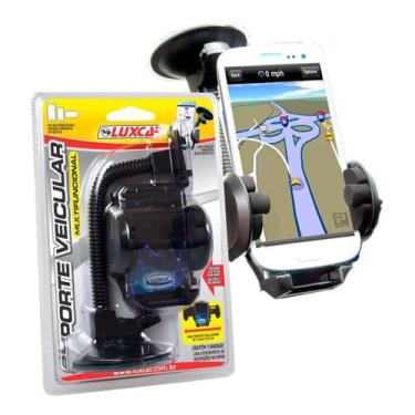 Imagem de Suporte Celular Para Carro Multifuncional Fixação Ventosa - Luxcar