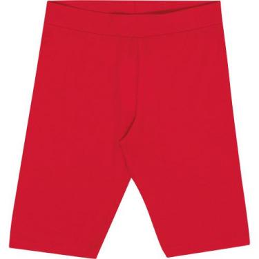 Imagem de Bermuda Cotton Ciclista Infantil Pulla Bulla Ref. 50716, Vermelho, 8