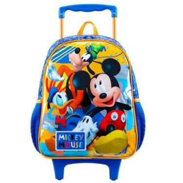 Imagem de Mochila de Rodinha Escola Mickey Mouse Original Disney 90 - Xeryus