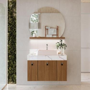 Imagem de Conjunto de Banheiro Nicole 80 sem Cuba - Darabas Agardi