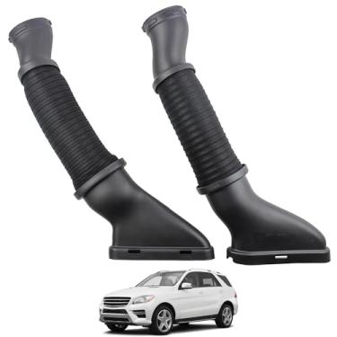 Imagem de YzusGomumu Par de mangueira de admissão de ar esquerda e direita duto de entrada de ar compatível com Mercedes-Benz GL450 GL550 GL63 GLE63 GLS550 GLS63 ML550 ML63 AMG substitui 2780902482 2780902582