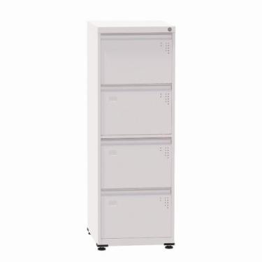 Imagem de Arquivo de Aço com 04 Gavetas Especial Pandin 1,36 m Branco