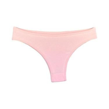 Imagem de Calcinha Tanga Try Basics Algodão Cotton Básica Lisa Moda Lingerie, Ro