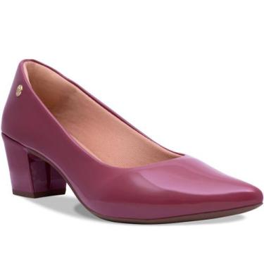 Imagem de Sapato Scarpin Feminino Confort Verniz Salto Baixo A2.11 B - Takata, R