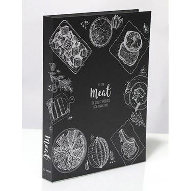 Imagem de Caixa Livro Decorativa Meat Cozinha Gourmet 30x24x4cm - Atual Conceito
