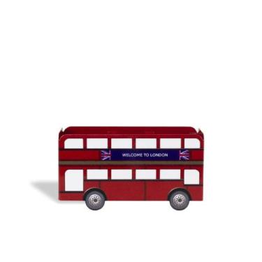 Imagem de Porta Lápis Triplo Ônibus de Londres - Geguton