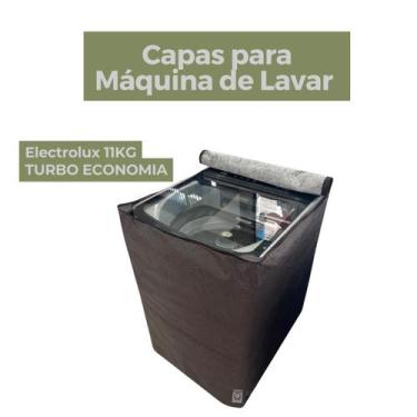 Imagem de Capa lavadora electrolux 11kg turbo economia impermeável flex - Capas 