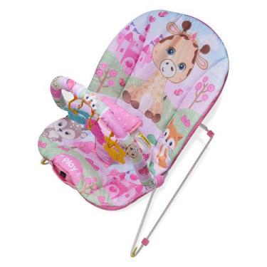 Imagem de Cadeira de Descanso Infantil Musical e Vibratória Gigi - Protek, Rosa