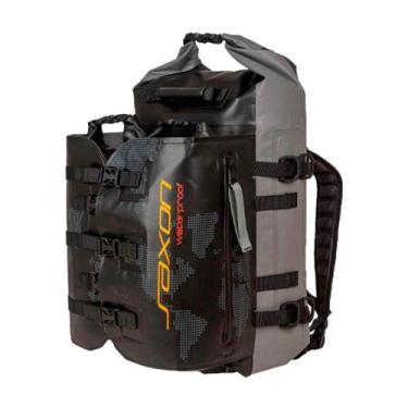 Imagem de Mochila Saxon Austral Impermeável 50L, Preto, Cinza, U