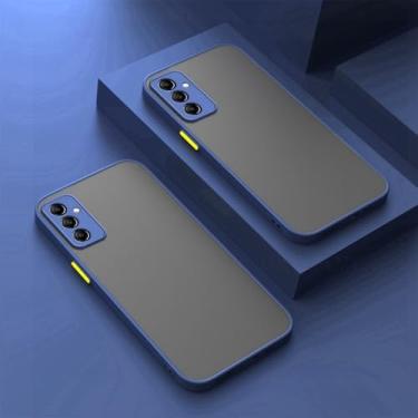 Imagem de Capa fosca à prova de choque para Samsung Galaxy A54 A34 A24 M54 M14 5G M35 M34 M15 M55 A05S A15 A25 A35 A55 S24 J4 J6 J8 A7 Armor Cover, azul, para M34 5G