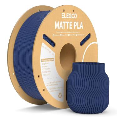 Imagem de Filamento de impressora 3D ELEGOO Matte PLA azul marinho 1 kg 1,75 mm