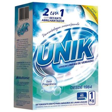 Imagem de Detergente 2 em 1 Secante Abrilhantador Sem Fragrância Lava Louças 1Kg
