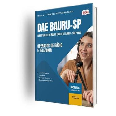 Imagem de Apostila DAE BAURU  - Operador de Rádio e Telefonia - Apostilas Opção