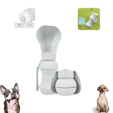 Imagem de Bebedouro Portátil De Silicone Premium Para Pets 300ml - TOP RIO