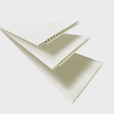 Imagem de Kit 20 Caixas com 120 M² Forro de Pvc Polifort 8mm X 20cm X 3m m² Branco