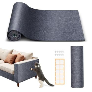 Imagem de Freemale 199,9 cm x 40 cm Tapete protetor de móveis para sofá, arranhador de gatos faça você mesmo para móveis de sofá de gato ou protetor de parede, cobrindo torre de gato para arranhar garras para