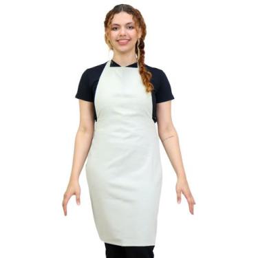 Imagem de Avental saia largo caqui profissional - Demorgan Uniformes, Bege, UN