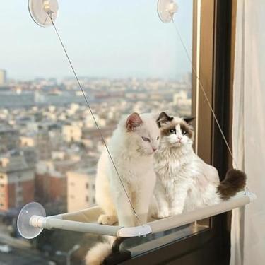 Imagem de Cama Suspensa de Janela Portátil para Gatos com Ventosas Fácil Instalação