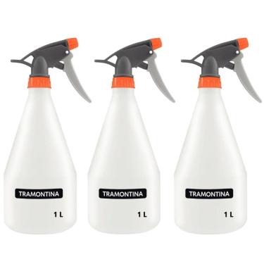 Imagem de Borrifador Pulverizador Jardinagem Manual 1 Litro Kit 03 Un