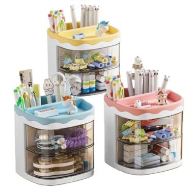Imagem de Organizador de SecretáRia Gaveta de Porta-LáPis para CriançAs EscritóRio Multifuncional(Aleatorio)