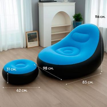 Imagem de Sofá Inflável Portátil Confortável para Relaxar - RELET
