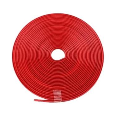 Imagem de Protetor de Aro de Carro Universal 8m - Adesivos de Borracha para Roda