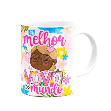 Imagem de Caneca dos Avós Cartoon - A melhor vovó do mundo - M11