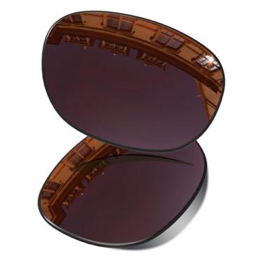 Imagem de Vonxyz Lentes de substituição para óculos de sol Oakley Plaintiff Squared OO4063 - Bronze Marrom polarizado