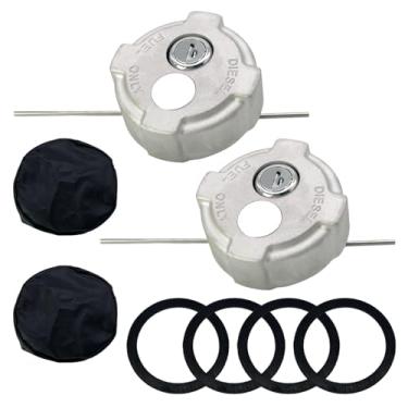 Imagem de Phoddar Tampa de gás de tanque de 6,5 cm com trava Diese/l Fue/l para caminhões internacionais MD, reboque Reefe/r, para/d 650 750 para caminhão baú Hin/o 268 FTA-C02, FTA-N-04, FTA-N6-16 FTA-N-73