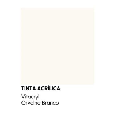 Imagem de Tinta Semibrilho Premium Brancos - Vitacryl, Orvalho Branco, 3,6 lts