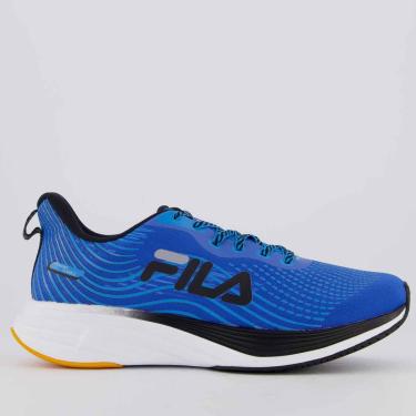 Imagem de Fila Tenis Racer Curve 2, Masculino, Azul/Preto/Laranja, 41