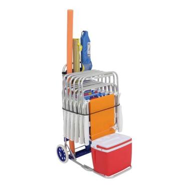 Imagem de Carrinho de Mesa para Praia em Alumínio com Avanço 4499 Belfix - Bel F
