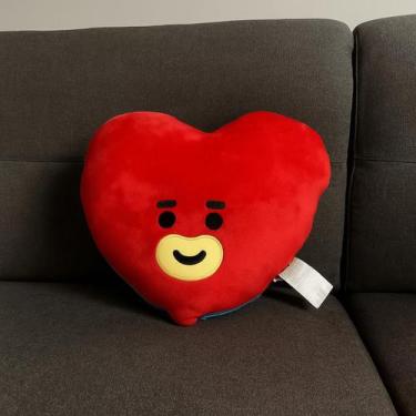 Imagem de Manta Almofada Infantil Personagens Pelúcia Kpop Coreano Bts BT21 Maci