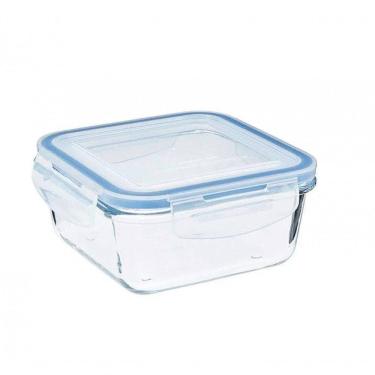 Imagem de Pote Hermetico Quadrado Marmita De Vidro 550 Ml - Mimo