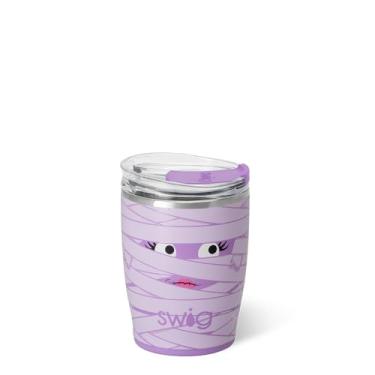 Imagem de Swig Life Copo isolado de 340 g, copo de café de viagem com tampa, suporte para copo caneca de café de viagem amigável, garrafa térmica de aço inoxidável, caneca de café isolada reutilizável de 340 g