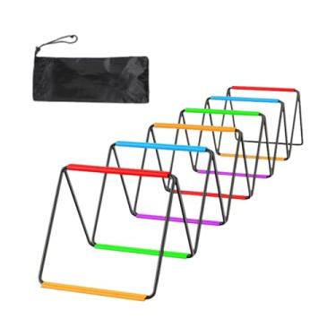 Imagem de rockible Escada de agilidade Os obstáculos para crianças adultos, escada de velocidade de footwork para futebol para esportes ao ar livre de rugby, 12 Grades