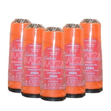 Imagem de Linha Rayza Ideal para Amigurumi - Tex 288-cor 048 Abobora