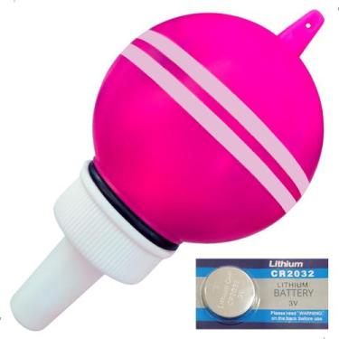 Imagem de Boia Paulistinha Luminosa Pesca Noturna Robalo Carpa Cabeçuda LED Bate