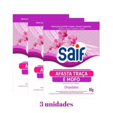 Imagem de Kit 3 Afasta Traça e Mofo Perfumado Ideal para Roupeiros, Closets, Arm