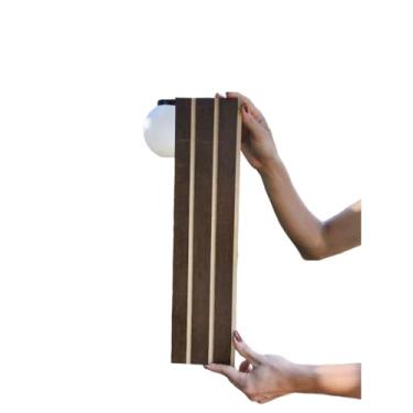 Imagem de Kit 100 Placas Painel Ripado Revestimento de Parede MDF 45x11 Decorativo Moderno Envio Imediato (Kit - 75 Placas,Castanho)