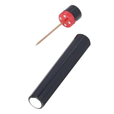 Imagem de Abridor de garrafa de vinho, abridor de vinho de pressão de ar, formato de batom, portátil, tipo de agulha, removedor de rolha de vinho, saca-rolhas para restaurante doméstico, vermelho