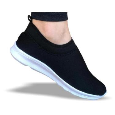 Imagem de Tênis Meia Casual Comfort Feminino Masculino Macio Leve Calce Fácil Or