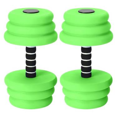 Imagem de Pesos de piscina para exercícios aquáticos - Halteres de fitness aeróbica | Halteres aquáticos de treinamento de força para homens, mulheres, adultos, crianças, exercícios de recuperação de idosos