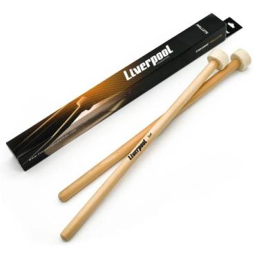 Imagem de Par de baquetas liverpool feltro soft lf s p/ tímpanos