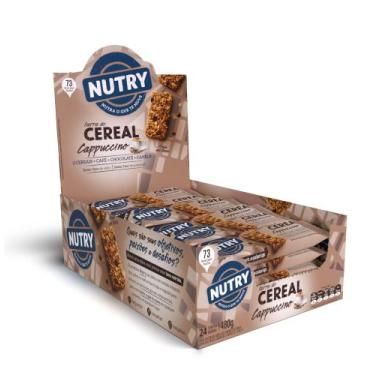 Imagem de Barras De Cereais Nutry Capuccino Caixa Com 24 unidades de 22g Nutrime