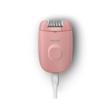 Imagem de Depilador Philips Satinelle BRE229/00 Cabeça Lavável 2 Velocidades Capa Massageadora Banco e Rosa Bivolt