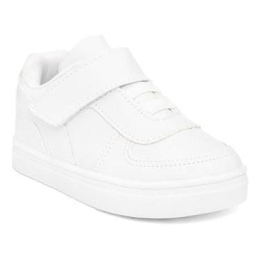 Imagem de Tênis Infantil Menino Casual Funfy 3210A Confortável e Estiloso, Branc